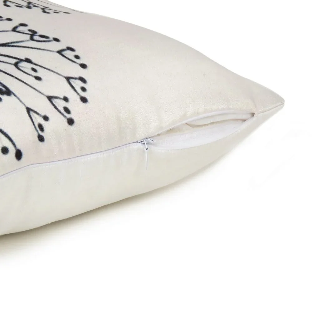 Oussum Home Decor Comfortable Digital Dandelion Flower Print Cushion Pillow Case